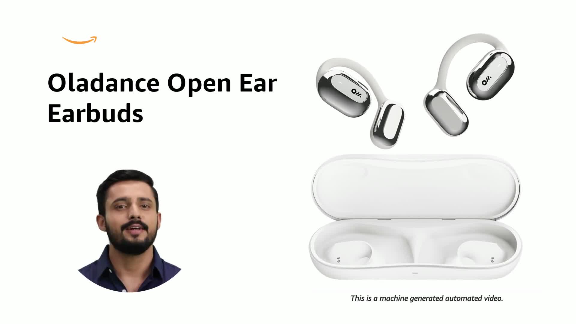 Oladance Wearable Stereo Wireless Open Ear Earbuds for iPhone and